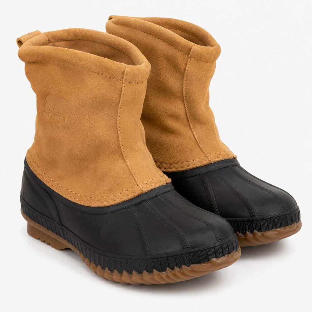 Sorel Cheyanne Waterproof Winter Boots Men's US 9 Curry Black Thinsulate